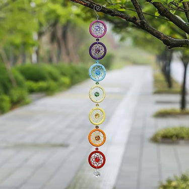7 Chakra Bright & Colorful Dream Catcher